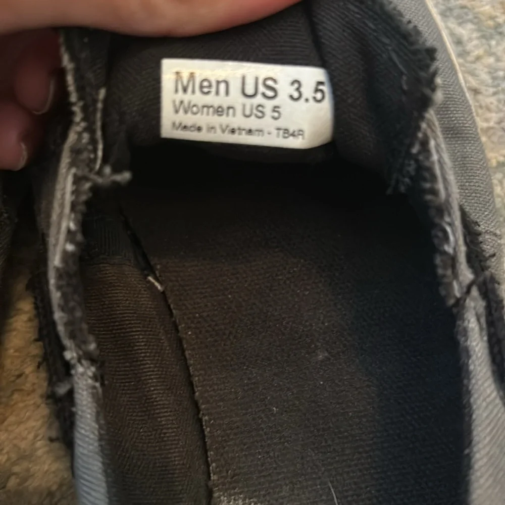 Vans slip on boat shoes men’s size 3.5 woman’s size 5